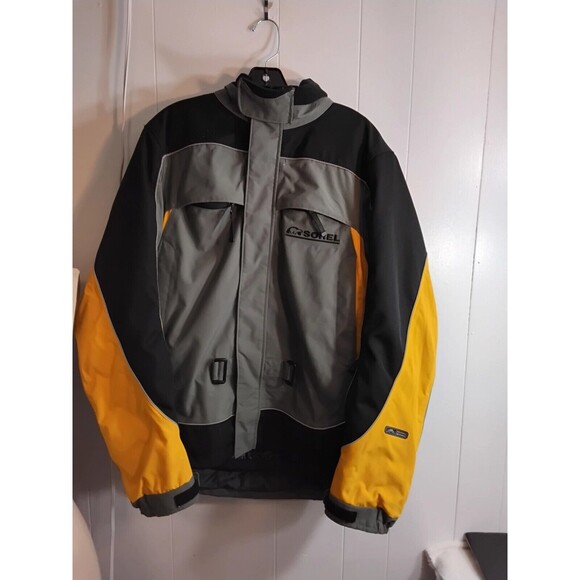 Sorel Men's Winter Coat Size M Yellow & Grey Heavy Duty - Picture 1 of 4